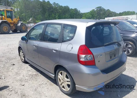 2007 Honda Fit Sport from USA, damaged, VIN JHMGD386X7S056408